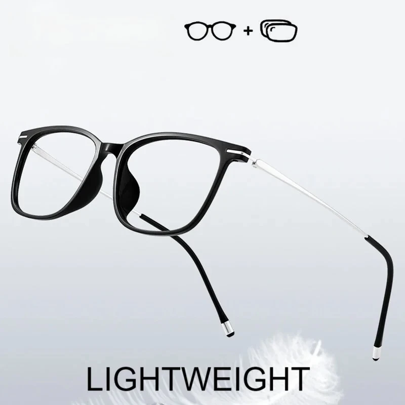 OLLYMURS Urltra-Light Prescription Glasses Men Women Anti Blue Myopia Hyperopia Progressive Eyegasses Optical Recipe Eyewear