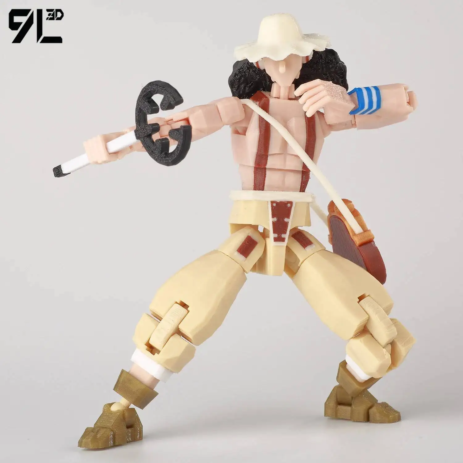 9L3D Dummy13 Lucky13 Titan13 OnePiece Usopp Jest Snajperem Piratów z Kapelusza Słomowego Odważny Wojownik Morza Figurka Anime Ozdoba Samochodowa Zabawka
