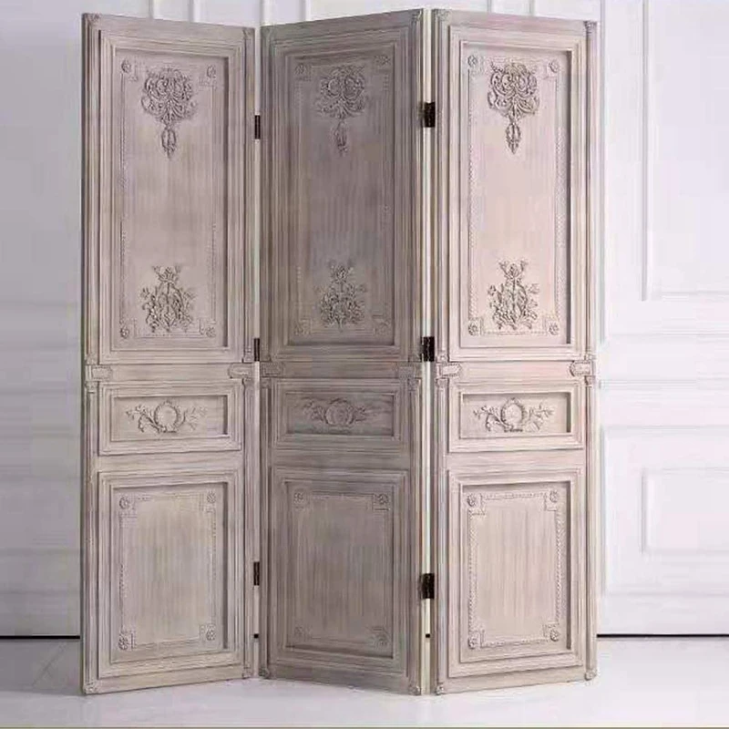 Wooden Carved Onlay Appliques Rose Wood Carving Decal Unpainted Furniture Bed Door Cabinet Decor-A50M
