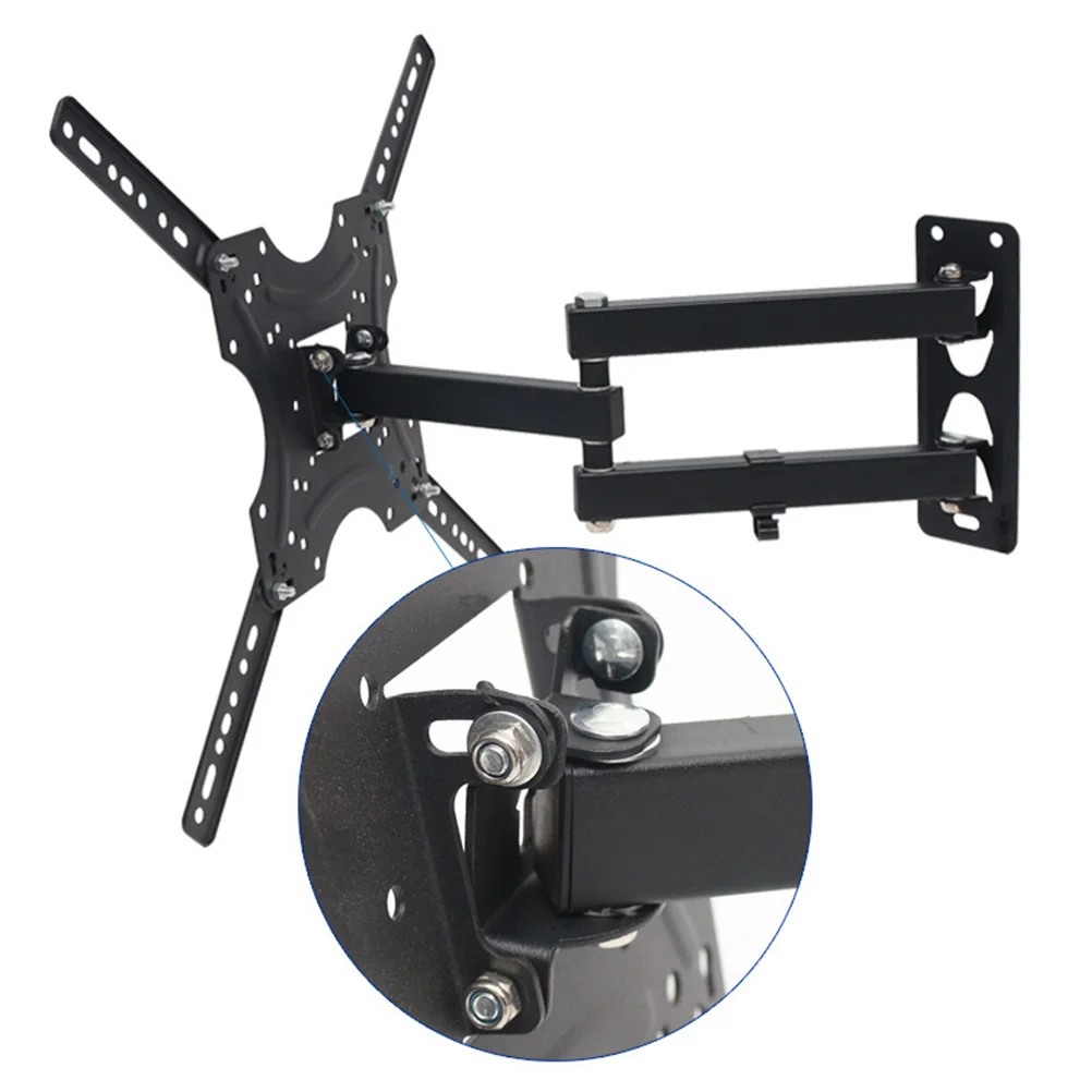 

Hanging Rack Durable Iron Strong Load-Bearing Adjustable Rotary Easy Installation Home Hotel Store Bracket Shelf
