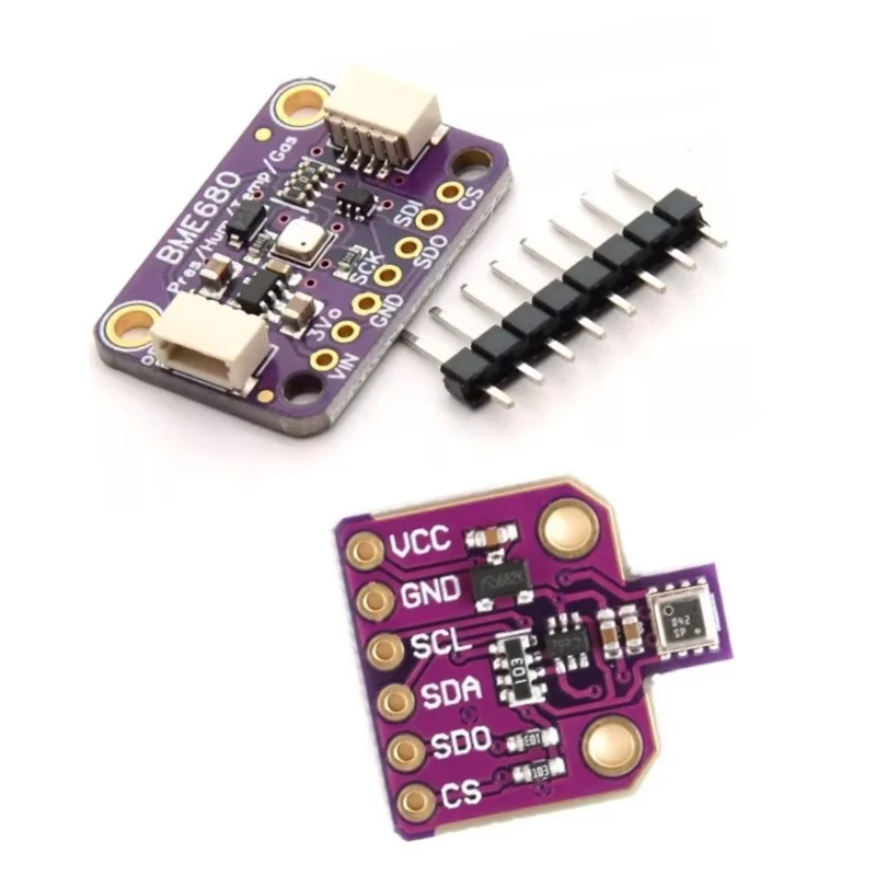 1pcs BME680 Temperature Humidity Barometric Pressure Sensor Ultra-Compact Development Board for Pressure/Altitude