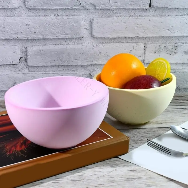 R7UF Silicone Storage Bowl Mold Fruit Tray Making Tool Epoxy Resin Mould for Unique Home Decoration Jewelry Making Tool