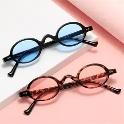 Fashion Small Round Sunglasses Women Vintage Punk Sun Glasses Hip Hop Oval Sunglasses Travel Shades UV400 Protection Sunglasses