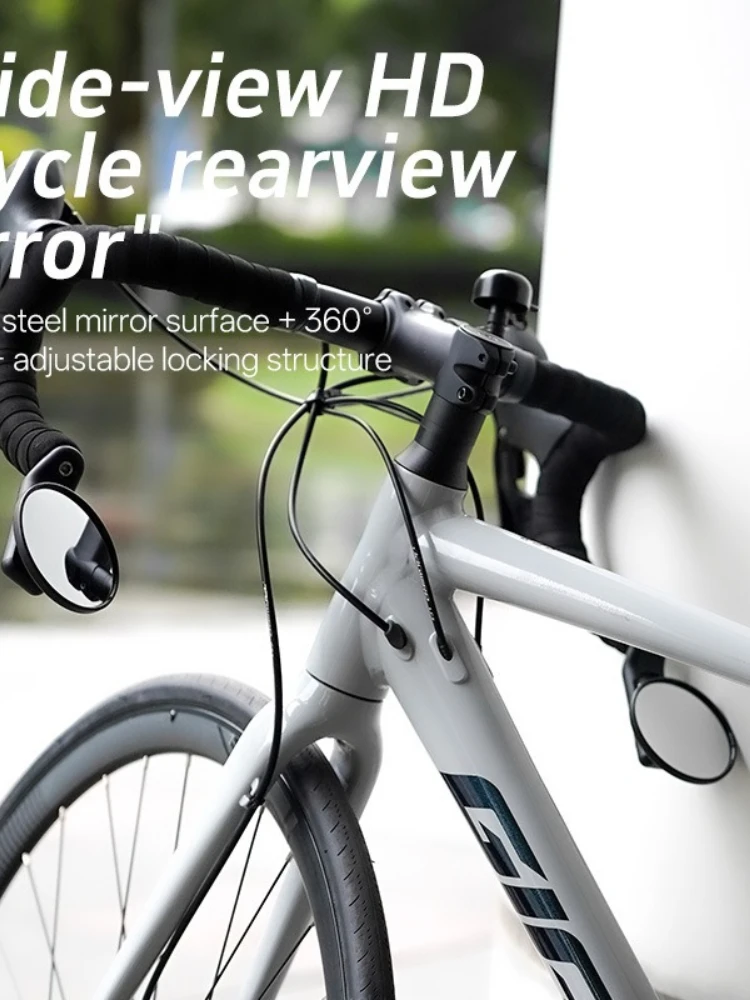 AliExpress NONE 1pc Bicycle Road Handlebar Plug Rearview Mirror 360-degree Adjustable Length Handlebar Plug Mirror