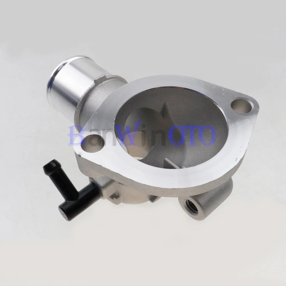 25560-4X110 Car Aluminum Thermostat Housing Cover Engine Coolant Water Pump Outlet fit for Hyundai Terracan 2001-2006  255604X11