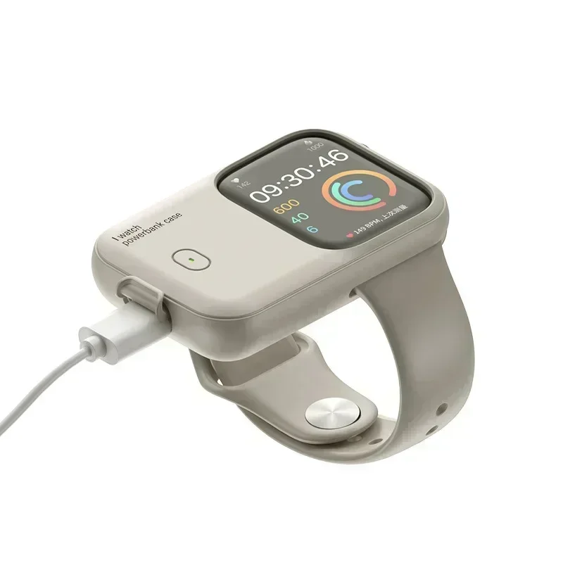 Carregador sem fio portátil 1200mAh Dispositivo Power Bank para Apple Watch 8 7 6 5 4 SE Ultra para iWatch Caso de carregamento rápido