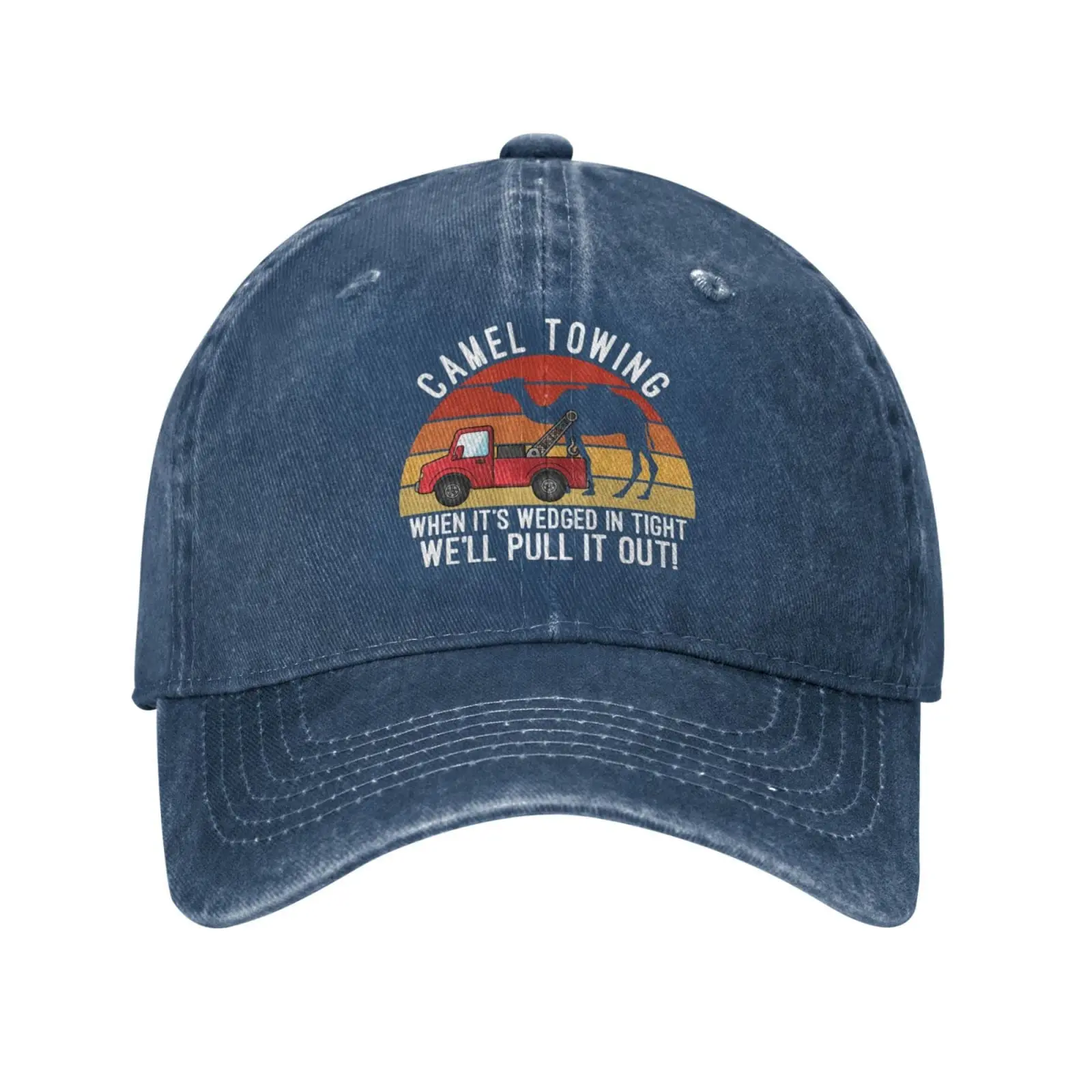 

Camel Towing Whens It's Wedged in Tight We'll Pull It Out Men Women Dad Hat Fashionable Caps Baseball Cap Cotton Daily