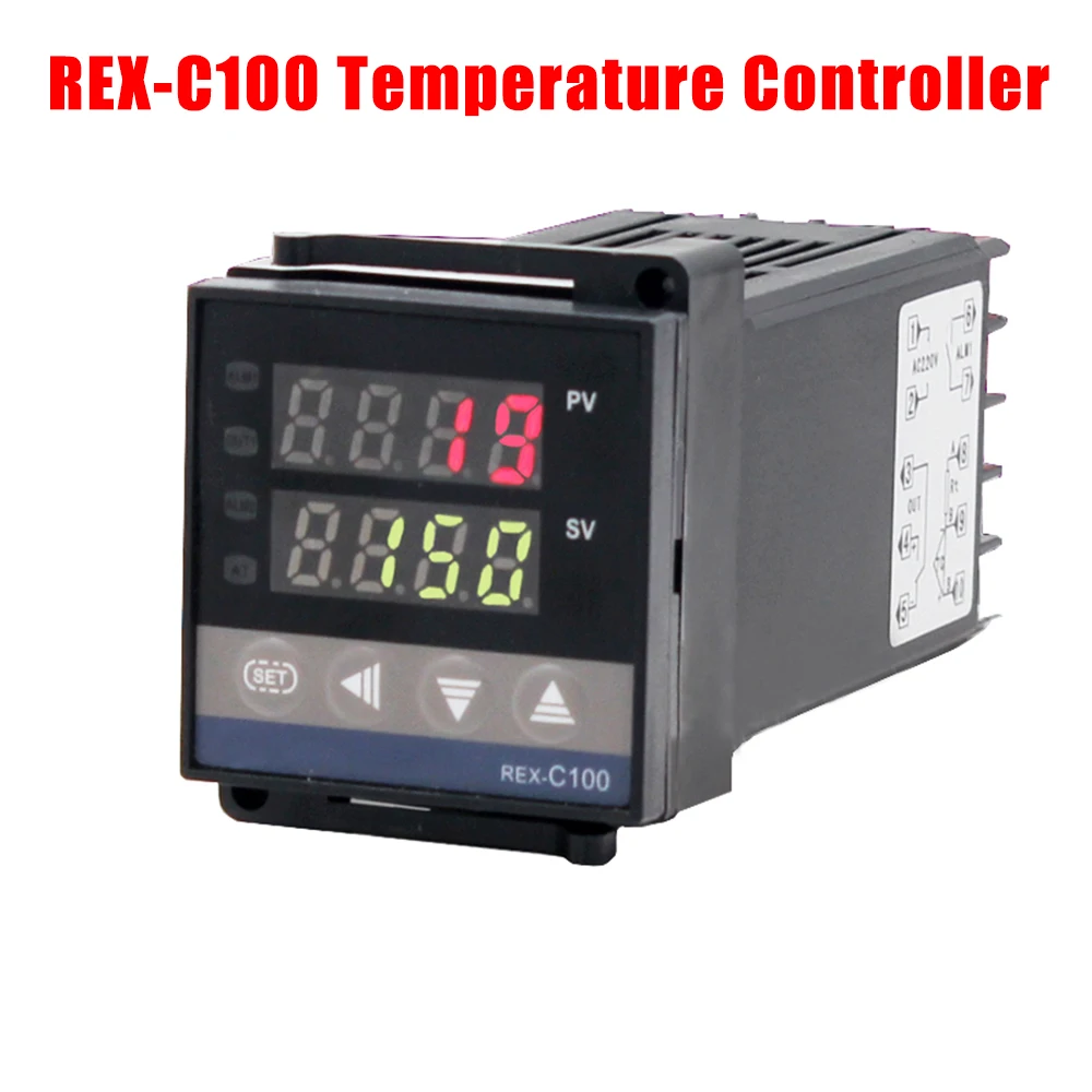 REX-C100 Kit Multiple Input Digital Display thermostat SSR/Relay Output for Oven/industry PID Intelligent Temperature Controller