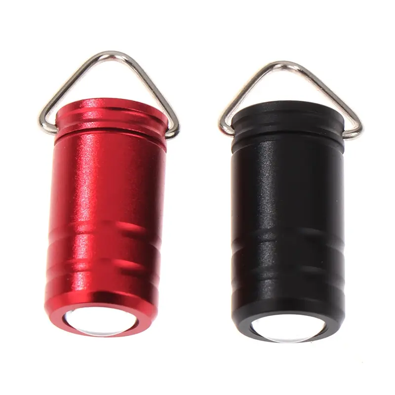 Mini Outdoor Protable Super Tiny Mini Small Keychain Flashlight Smallest Bright Long Lifetime Waterproof Key Ring Light Torch