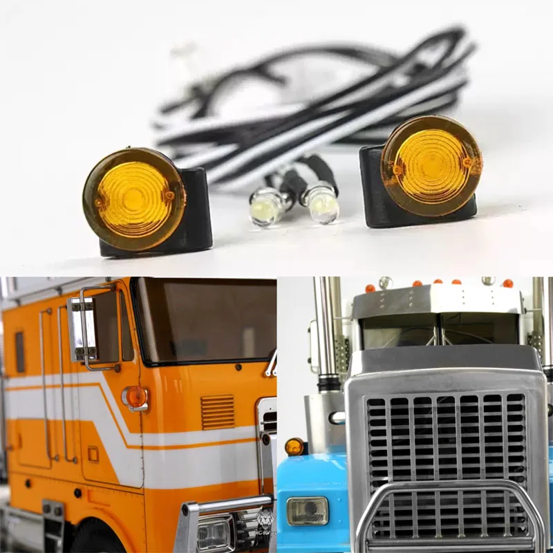 

1/14 LESU RC Truck Width Light S-1258 Position Light Warning Light LED For 1/14 Tamiya RC Tractor Dumper Truck Accessories Model