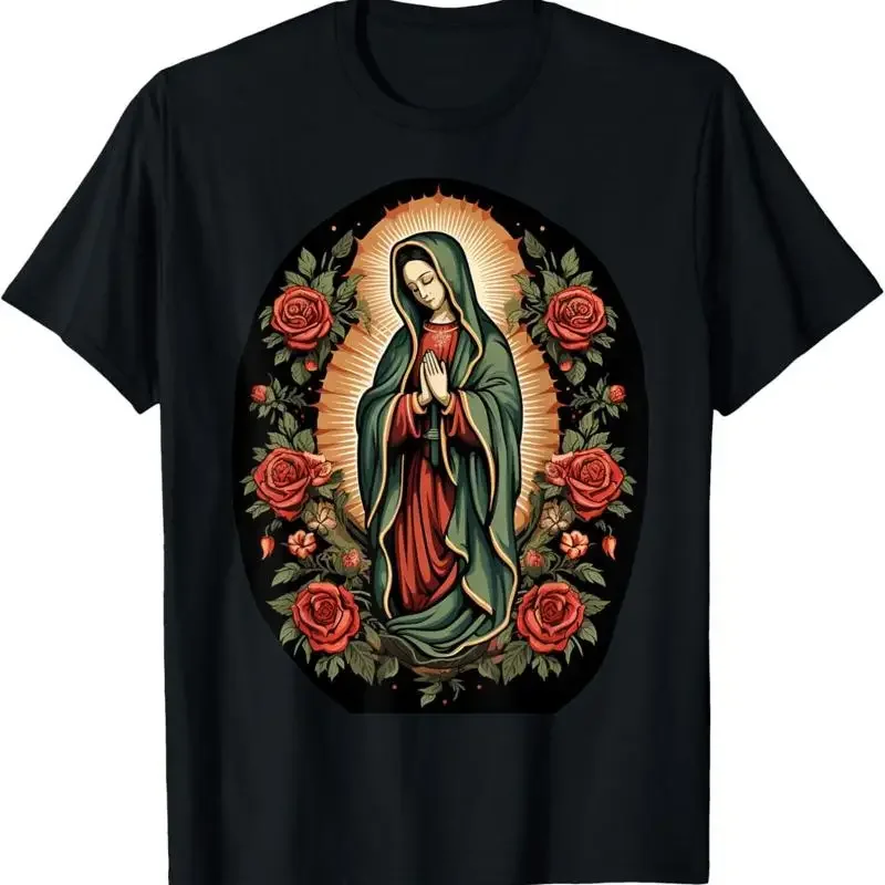 T-shirt de la Vierge de Guadalupe, Sainte Marie, pour les chrétiens catholiques, nouvelle édition limitée