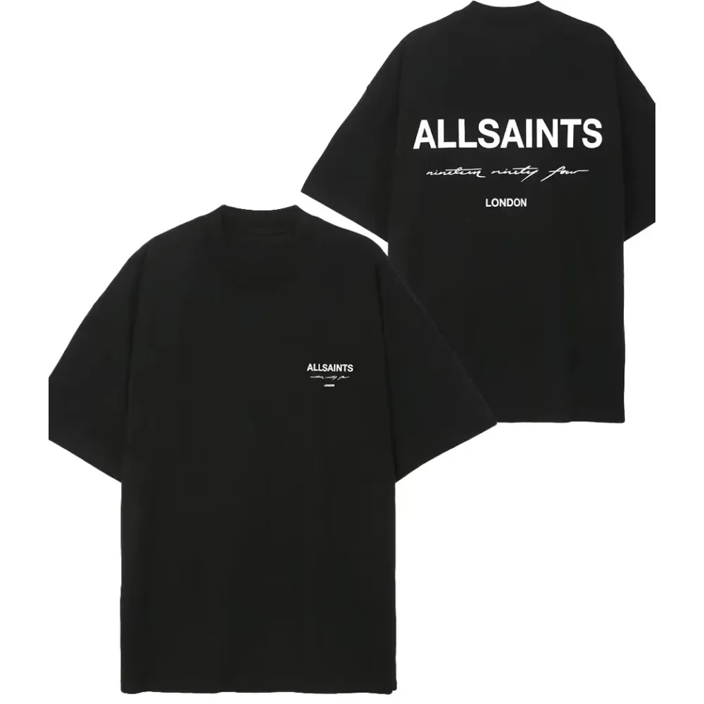 2025 تحت الأرض Sanctum الرجال والنساء تي شيرت الرجال قصيرة الأكمام محايد ريترو اضافية Harajuku