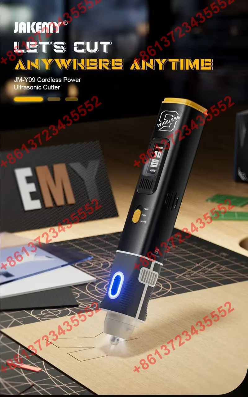JM-Y09 Wireless Ultrasonic Vibration Knife JY-10 POR Upgraded Version Handheld Portable for PCB and Carbon Fiber DIY