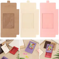 Wedding Favors Kids Gift Birthday Party Supplies Kraft Paper Paper Gift Box Clear PVC Window Candy Wrapping Bag Cake Package