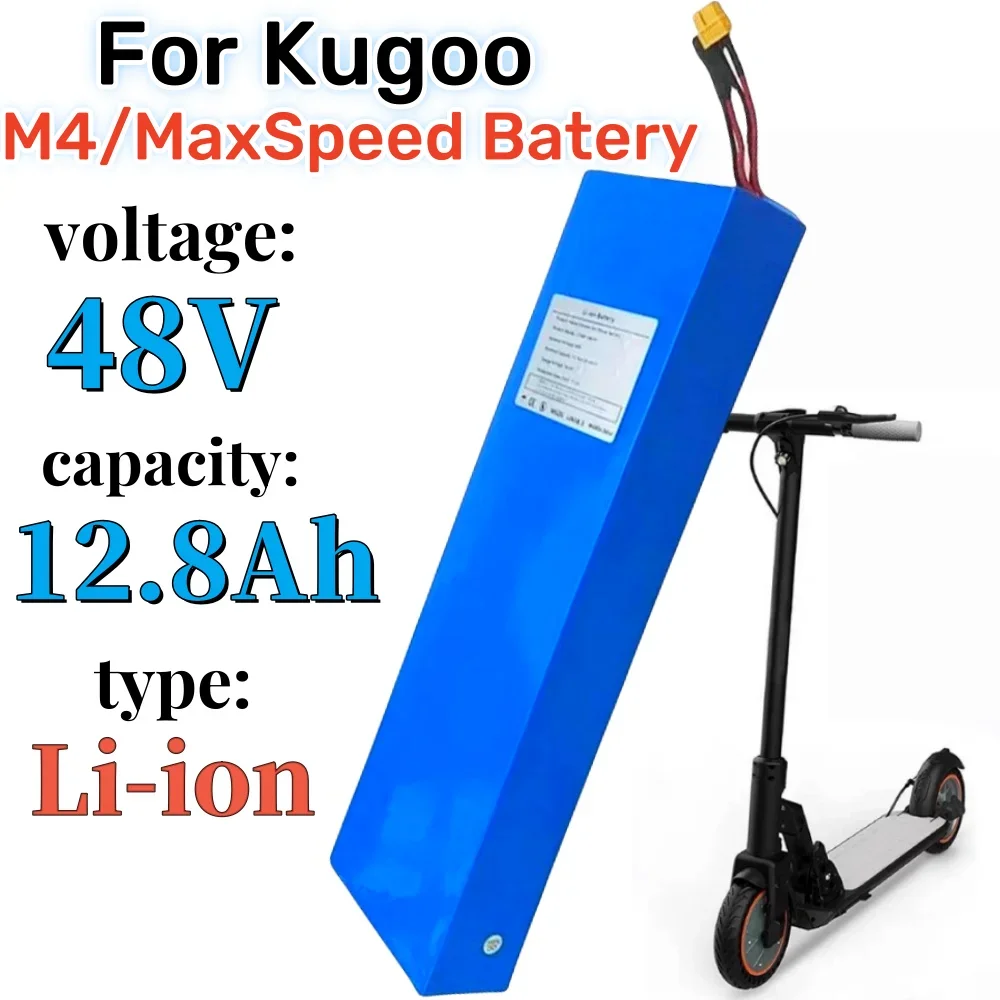 

100% New 48V lithium-ion battery 48V 12800mAh 13S4P lithium-ion battery pack,For Kugoo M4/M4Pro/MaxSpeed electric scooter