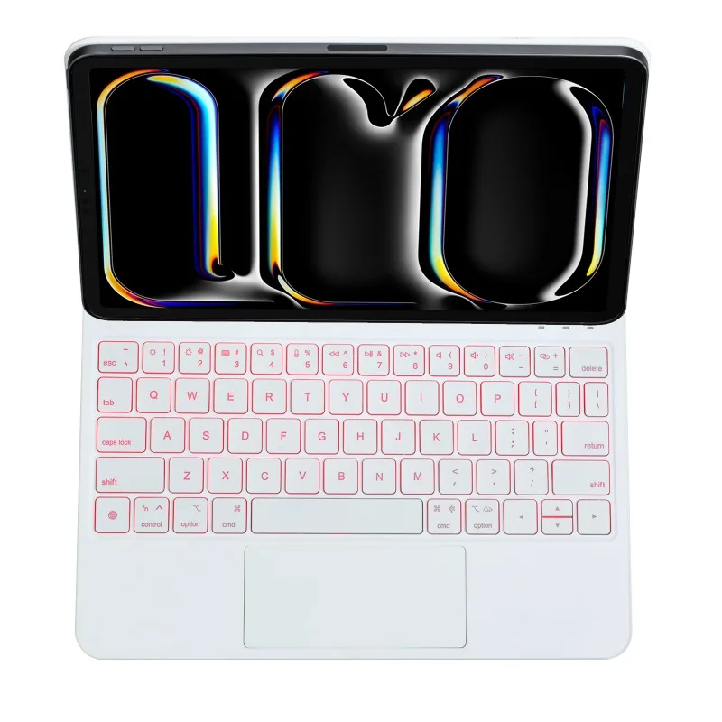 Imagem -06 - Magic Trackpad Keyboard Teclado Retroiluminado Capa Fólio Capa Magnética Ipad Pro 11 2024