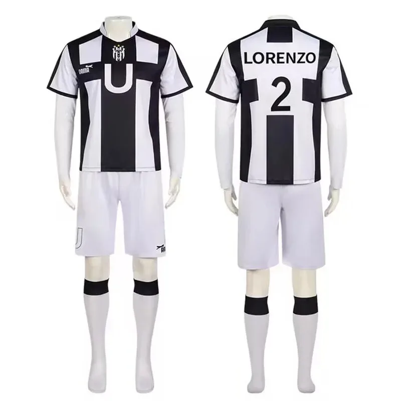 25COSBlue Lock Manga Anime Niko Barou Aiku Sendou Snuffy Lorenzo Aryu أزياء تنكرية شعر مستعار شبكة وردية زي كرة القدم للهالوين Su