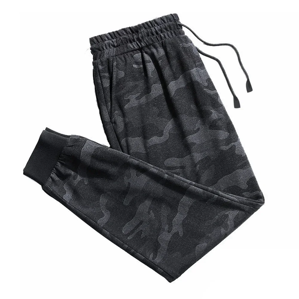 Homens longos casuais esportes sem costura hombre calças ginásio fino ajuste respirável camo jogger ginásio lounge sweatpants roupas masculinas