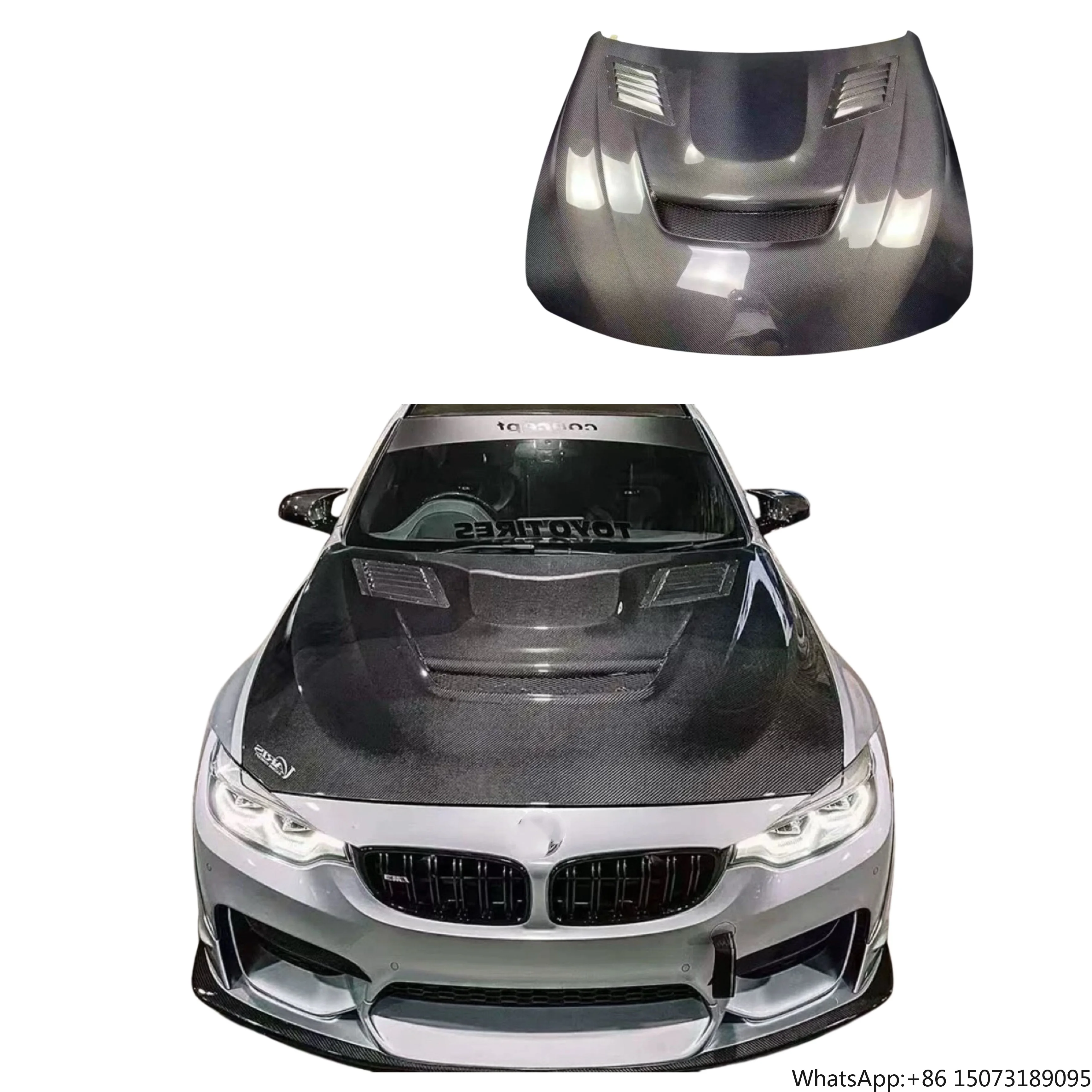 

Карбоновый капот VRS Style для M3 M4 F80 F82, карбоновая крышка двигателя, комплект обвеса