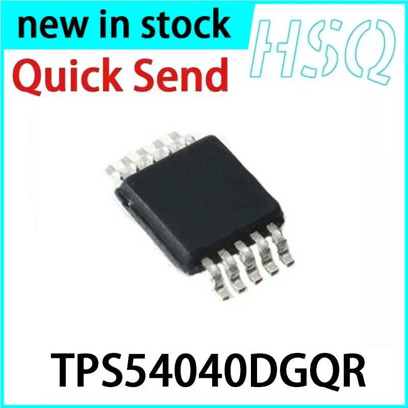 5PCS TPS54040DGQR TPS54040DGQ Screen Print 54040 Switch Regulator MSOP10 New