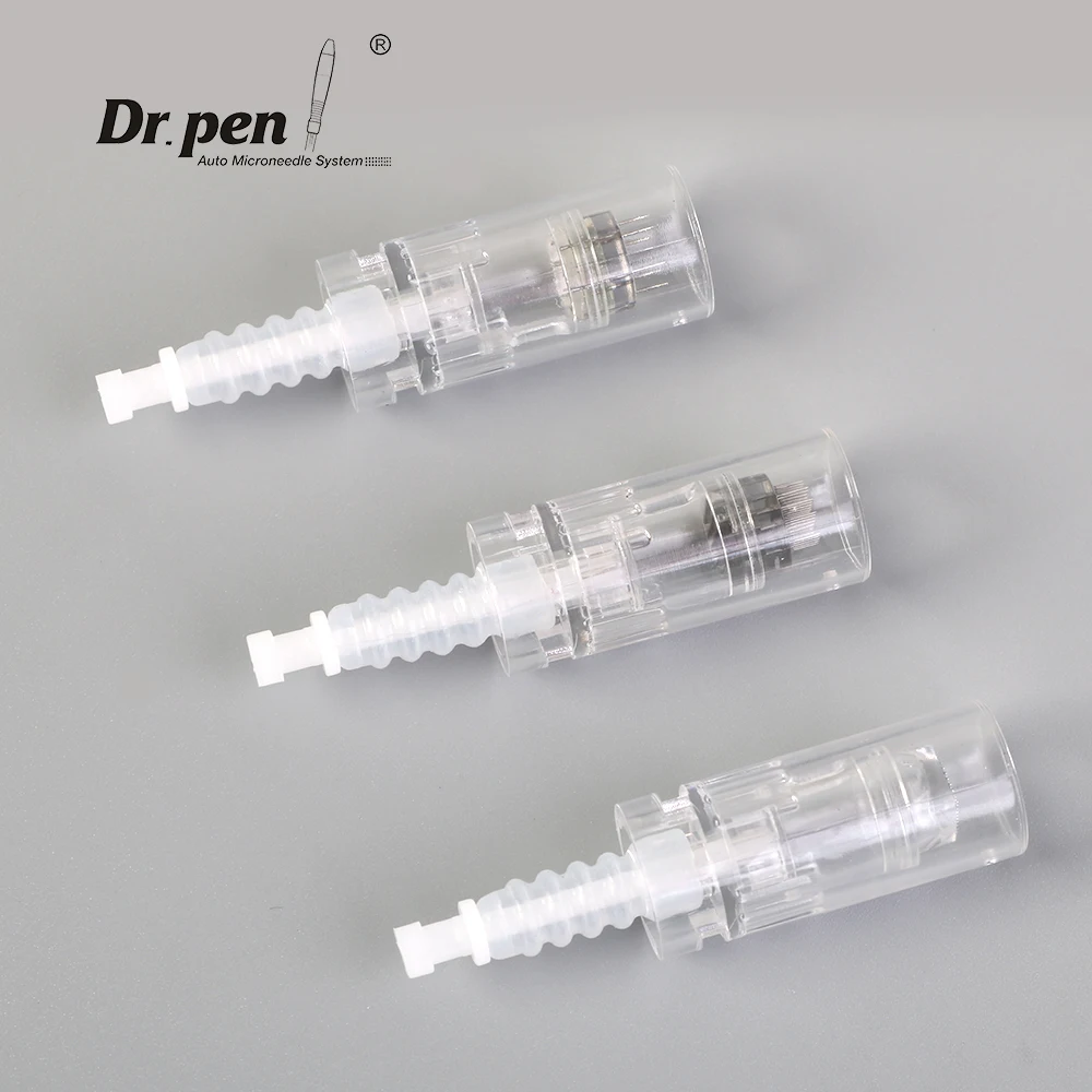 Dr.pen Original Manufacturer N2 M5 M7 E30 Derma Pen Needles Cartridges 1 3 5 7 9 12  24 36 42 Pins Nano For MTS And PMU