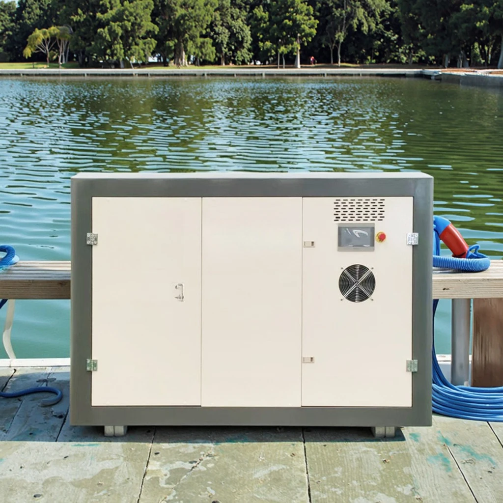 

Electric High Pressure Three Blades Roots Blower All-in-one Machine AC Motor Cast Iron Aquaculture Fish Crabs Seafood