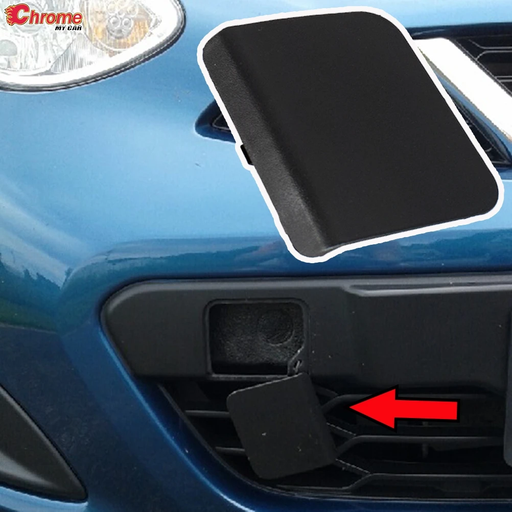 

Автомобильный передний бампер, фаркоп, крышка, веревка, решетка, квадратные зажимы для Nissan Micra K14 2014 2015 2016 622A0-3HN0H, украшение