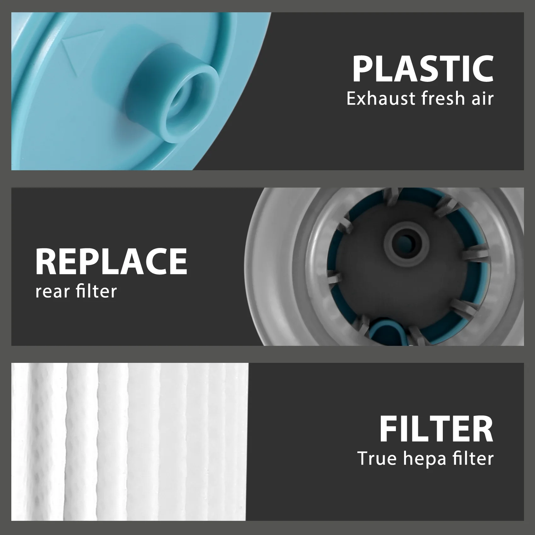 B06B-Replacement HEPA Filters&Pre Filters For Tineco A10/A11 Hero A10/A11 Master And Tineco PURE ONE S11/S12 Vacuum Cleaners