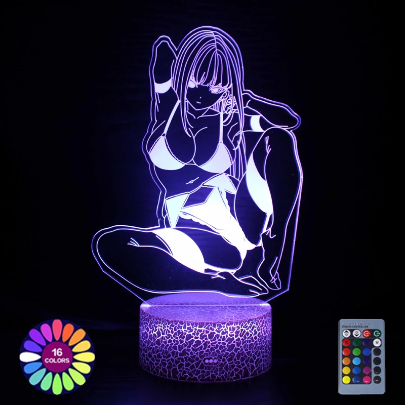 La più recente lampada Anime Zero Two Figure Nightlights Kids Child Girls Manga Gift Night Light lampada 3d Darling In The Franxx Dropshipping