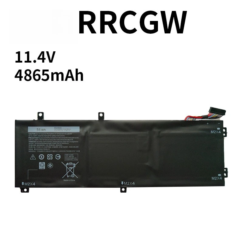 Compatible with D ell P83F Inspiron 7591 7590 XPS15 9560 H5H20 High-Quality Laptop Battery 6GTPY