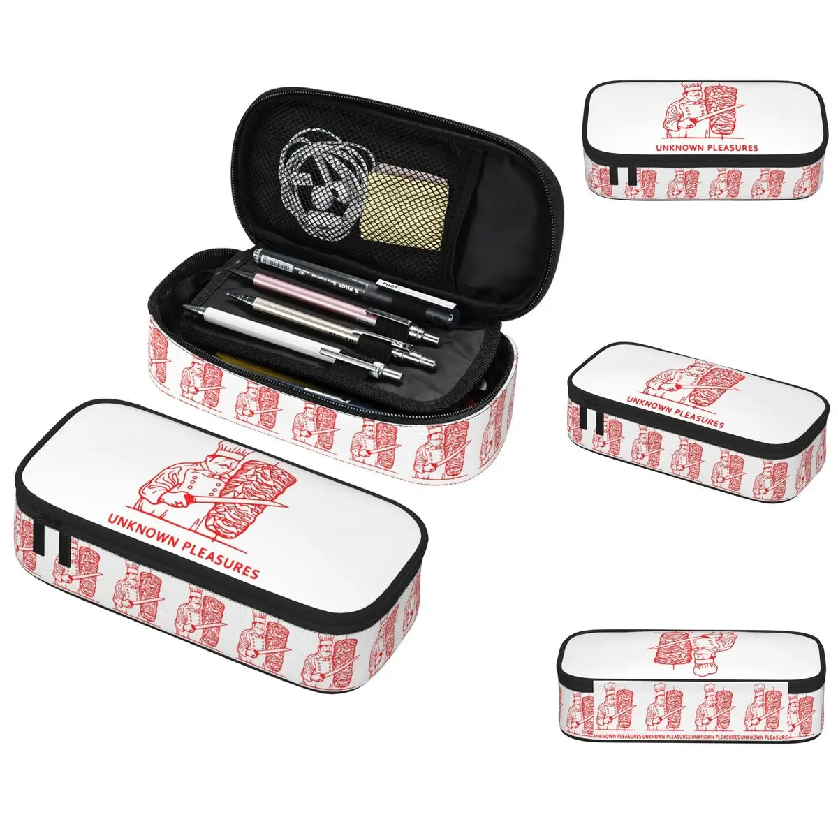 Kebab Pleasures Doner Kebab Pencil Case for Boys Girls School Pen Box Pencil Bag Stationery Supplies Pen Holder Bag