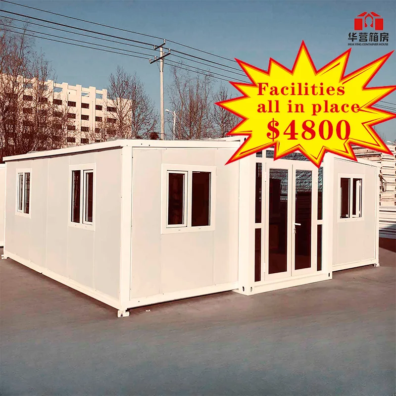 Customized Australian 20ft 40ft Expandable Container House Modern Prefabricated Mobile Container Home With Full Bathroom 2/3 Bed