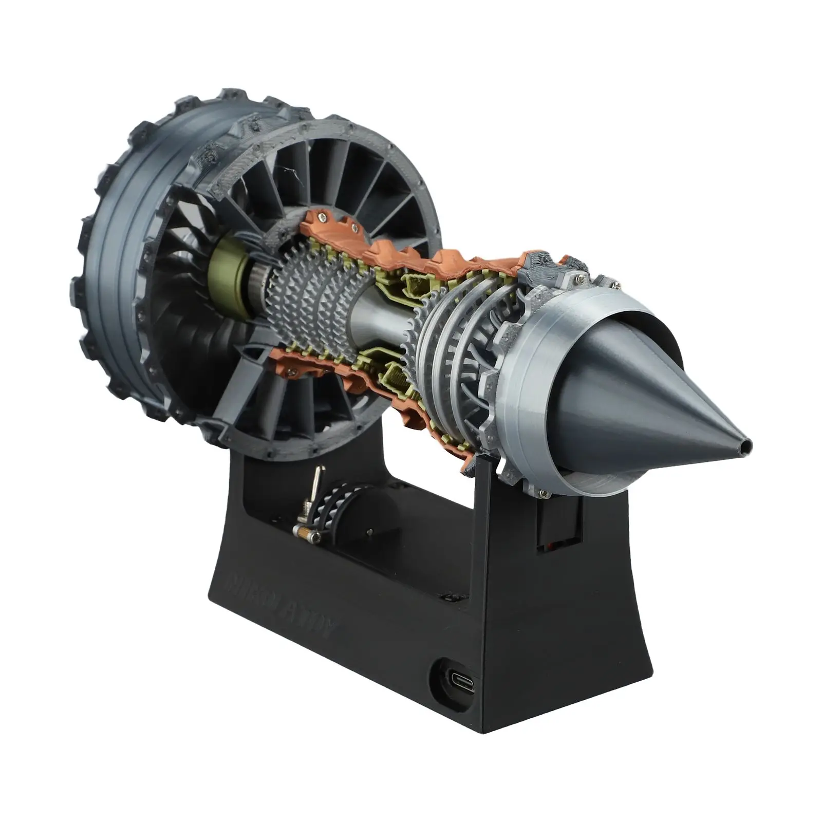 A380 Engine Model Adjustable Model Craftsmanship And Design for educational Model Toy Realistic Design Craftsmanship Detail