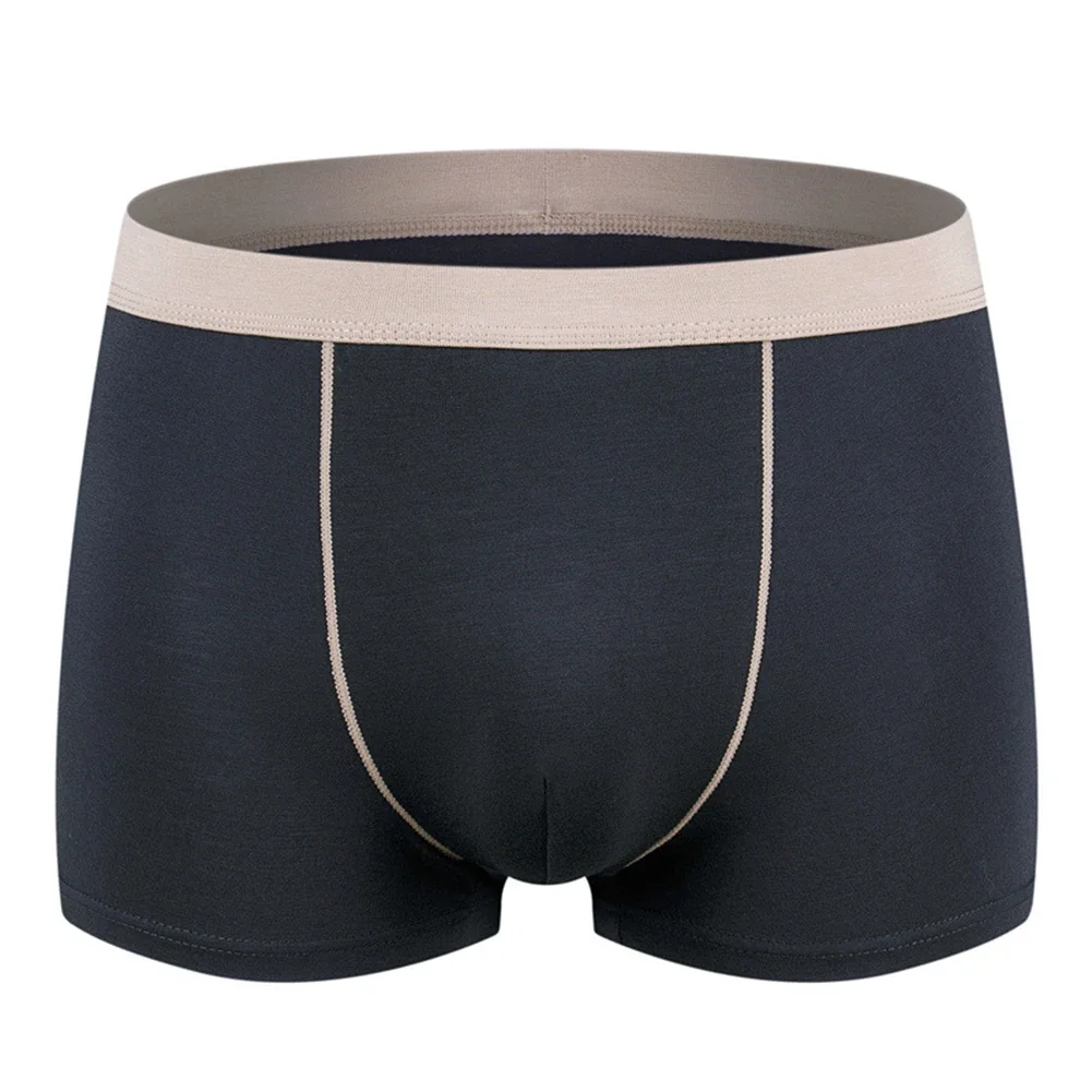 Mens Underwear Seamless Breathable Boxer Briefs Simple Thin Comfort Multicolor