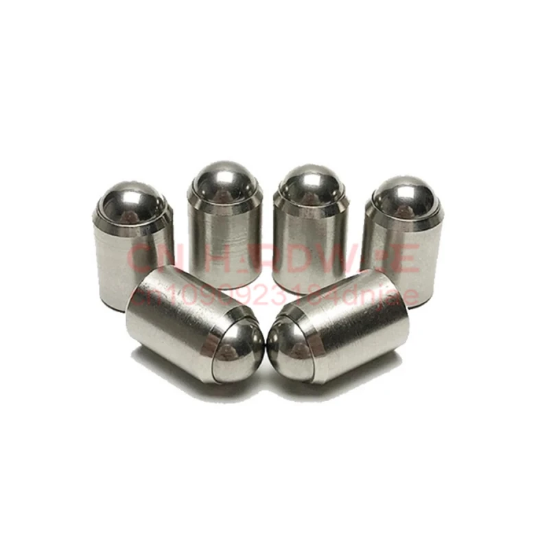 M2- M12 Stainless Steel No Steps Steel Ball Head Fixed Spring Plunger