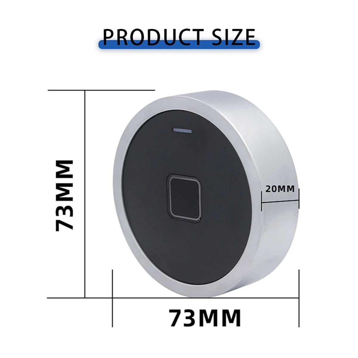 Metal impermeável integrado do controle de acesso da porta do EM RFID do estilo redondo versátil