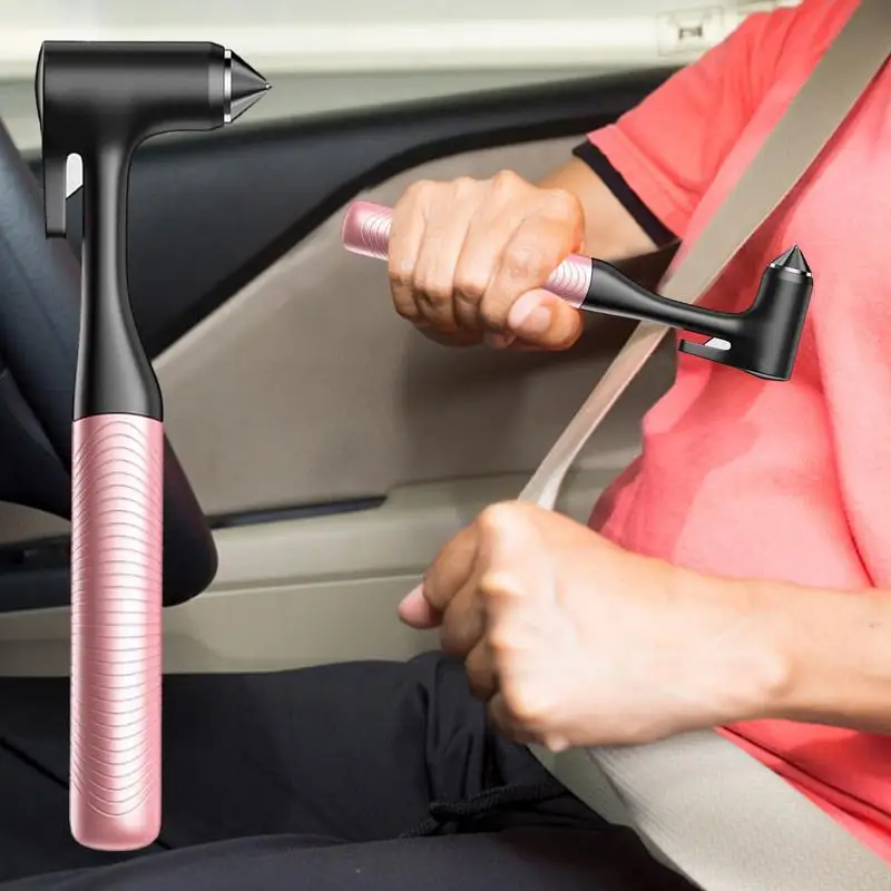 เครื่องมือทุบกระจกรถยนต์เครื่องอเนกประสงค์ตัดเข็มขัดนิรภัยรถยนต์