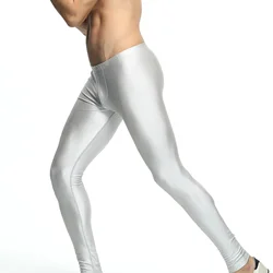 Solid Mens Leggings Running Tights Men Compression Pants Sexy Fitness Gym Basketball Tights