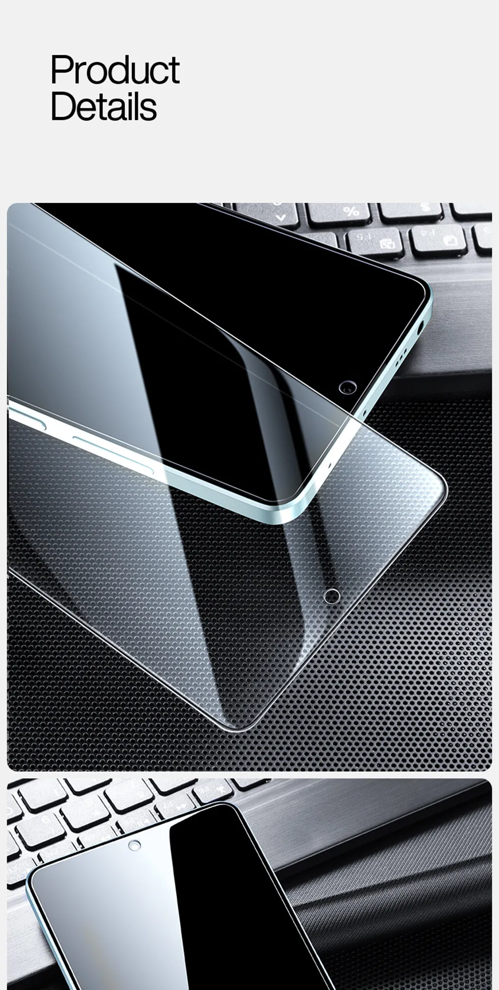 SmartDevil 2 Stück Displayschutzfolie für Xiaomi POCO F9 Ultra F7 X7 Pro F6 F5 Pro Panzerglas für POCO F8 Ultra HD Anti-Blaulicht – Detail 11