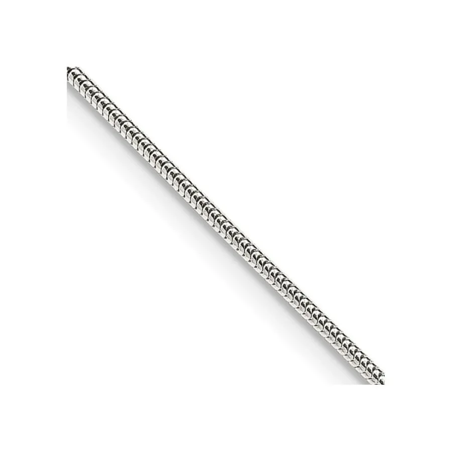 

Sterling Silver 1mm Round Snake Chain