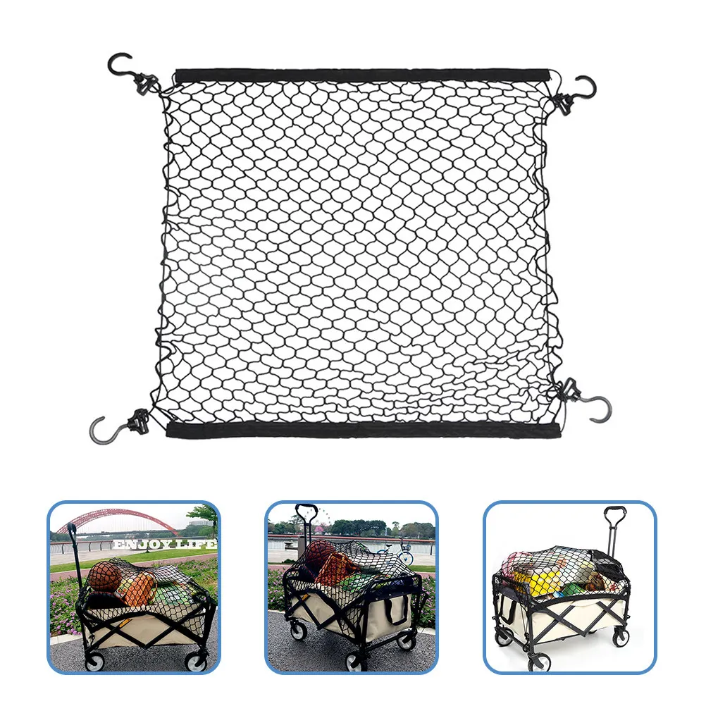 

Camping Wagon Elastic Luggage Net Heavy Duty Garden Trolley Cover Outdoor Cart Accessory Adjustable Camper Net