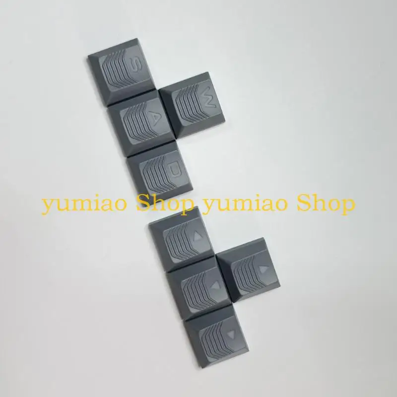 587B مفاتيح مفاتيح شفافة لـ WASD و Arrows Keys تعزز الكتابة للألعاب الليلية