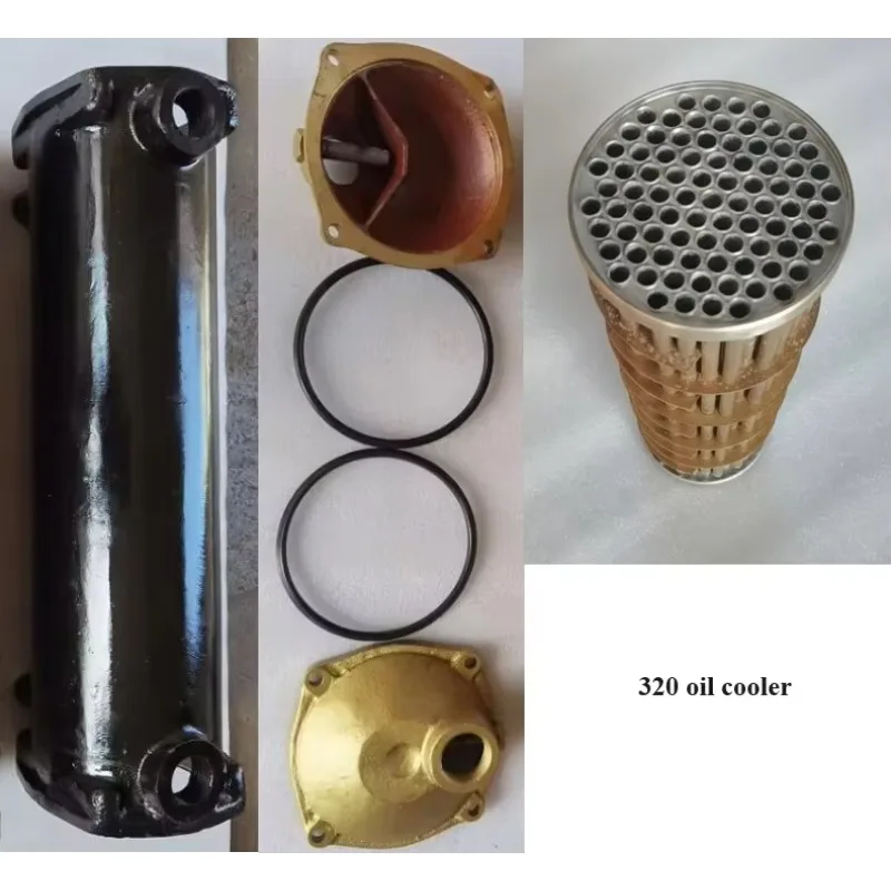 High Quality 320 Oil Cooler Use For Cooling Engine Oil Hydraulic Oil Cooler Of 300-400HP Diesel Engine Cooling Area 1.2M2