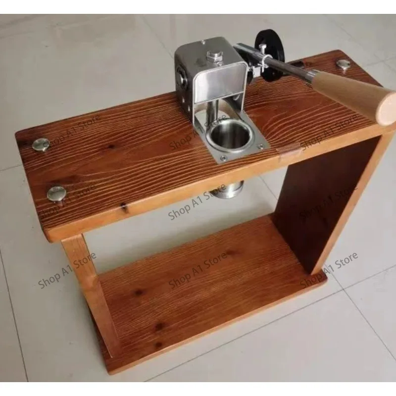 Commercial Manual Japanese Chestnut Press Machine, Chestnut & Ice Cream Forming Cup Packing Machine