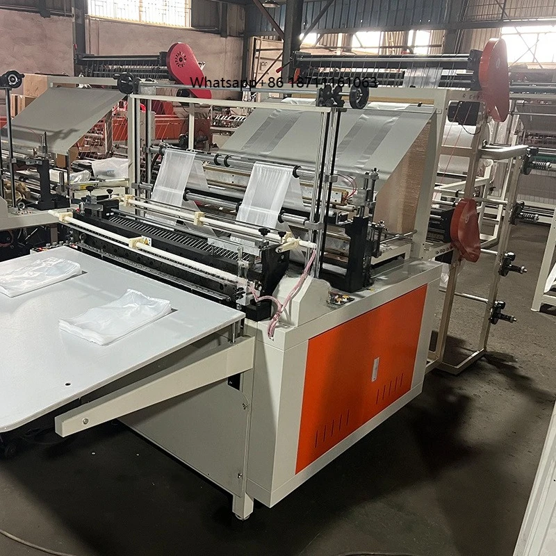 HDPE LDPE PE Plastic Nylon Bags Welding Cutting Machine for Shopping Flat Bag