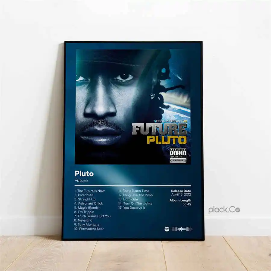 80s Nordic Pop Album Cover Poster Aesthetic Rapper Hip Hop Rock Music Star Future Monster Canvas Wall Art Mural Home Room Decor