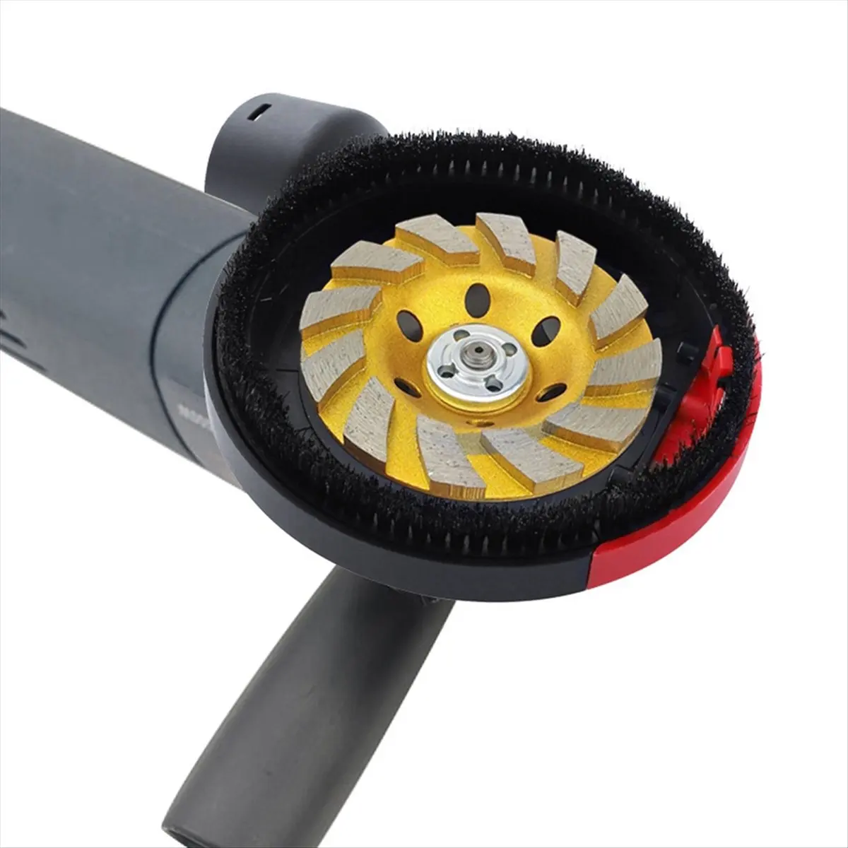 ABJY – carénage anti-poussière pour meuleuse d'angle modèle 125, couvercle de collecteur de poussière à poils serrés intégrés