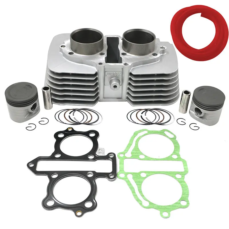Motorcycle Cylinder Cylinder Piston Center Repair Pad Is Suitable for CA250 Earth Eagle King JH250 Qianjiang QJ250-3A