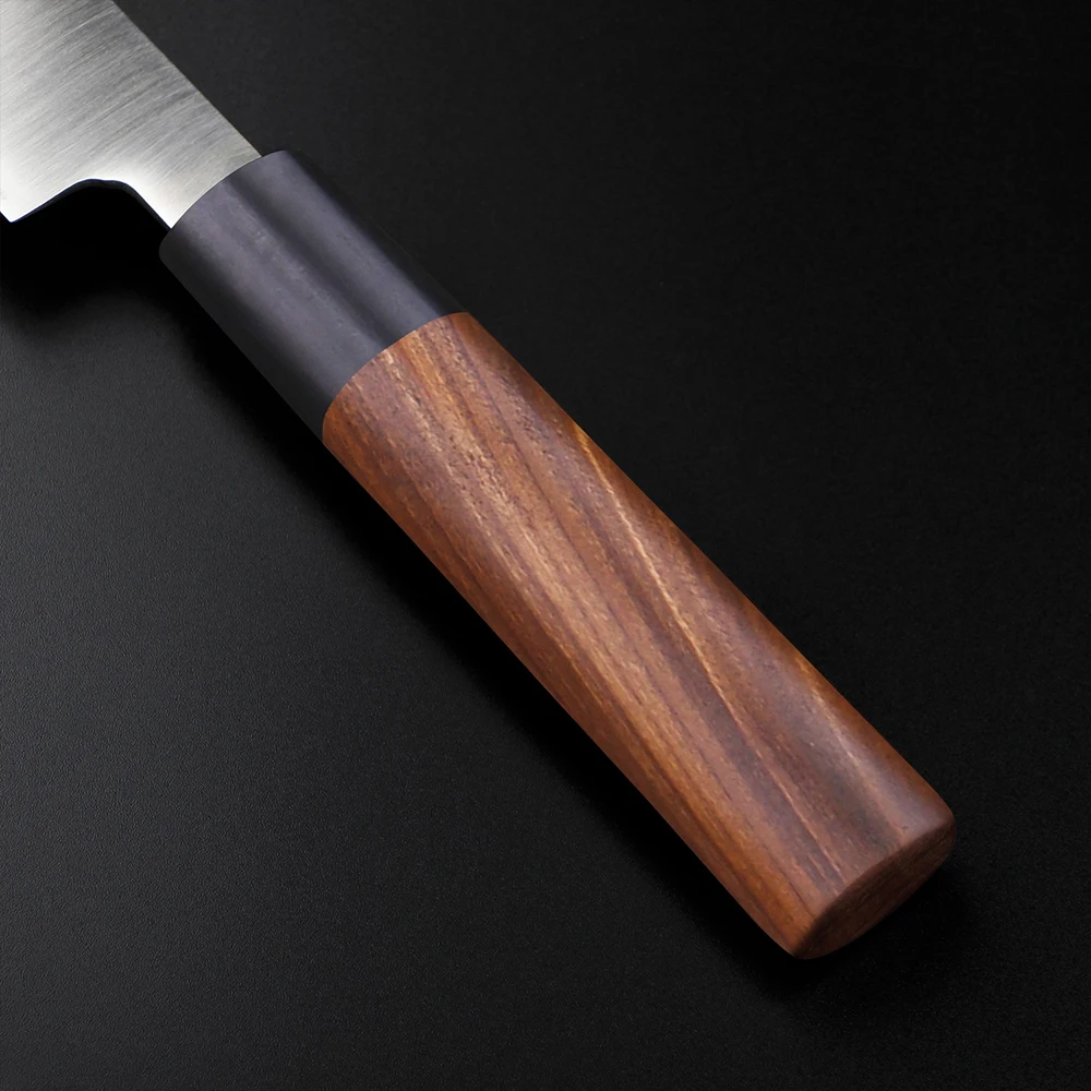 BIGSUNNY 5 Inch Utility Fruit Knife Kitchen Cooking Chef Knives German Steel Blade with Rose Wood Handle