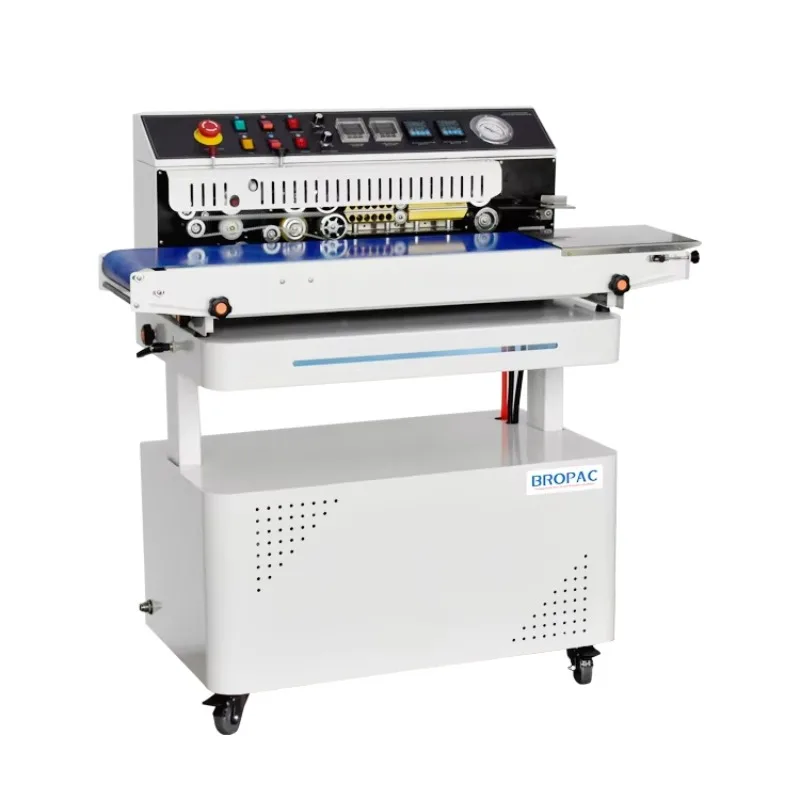 FRV1000NP Nitrogen Air Ink Coding   Flushing Suction Exhaust Bag Heat Packing Sealing Vacuum Machine Continuous Sealer